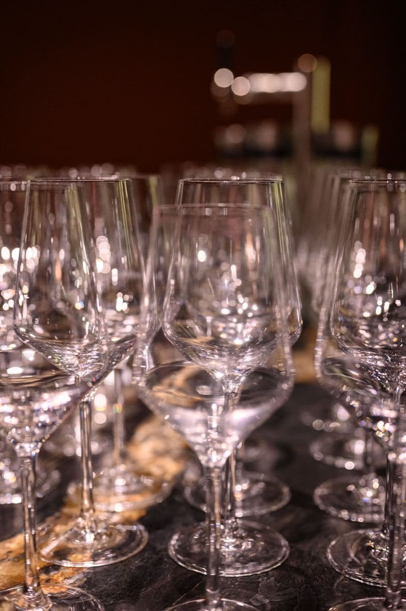 Polished stemware ready at Gunpowder Social